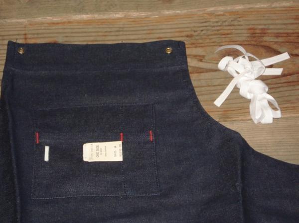 60*S* Denim * фартук * Work * неиспользуемый товар *1* Vintage *MONTGOMERYWARD* работник *pe Inter *USA* б/у одежда * Cafe * уличный 