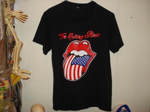 古着★ローリングストーンズ★Tシャツ★S★黒★T89★ロック★バンド★音楽★ビンテージ★The Rolling Stones★バンドT_画像1