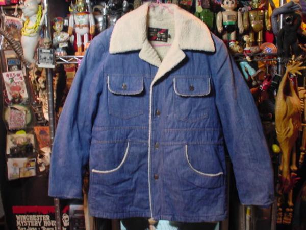 古着★70'S★Sears★デニムボアジャケット★M★カバーオール★ビンテージ★ジージャン★Vintage★USA★デニムジャケット★アメリカ古着★