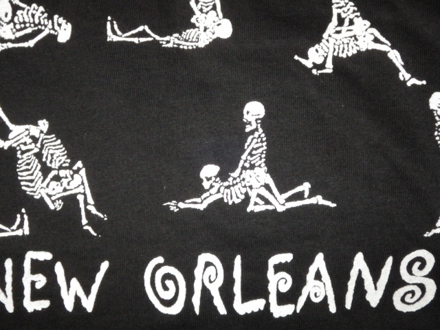 90S★VOO DOO★スカル★SEX★Tシャツ★M★黒★NEW ORLEANS★USA古着★エロ★ヌード★骨★四十八手★秘宝館★体位★ビンテージ★セックス_画像7