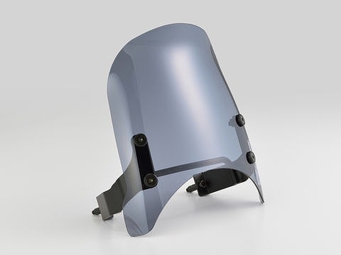 デイトナ 97018 エアロバイザー 車種別キット スモーク Rebel1100 バイク 風防 風除け_画像2