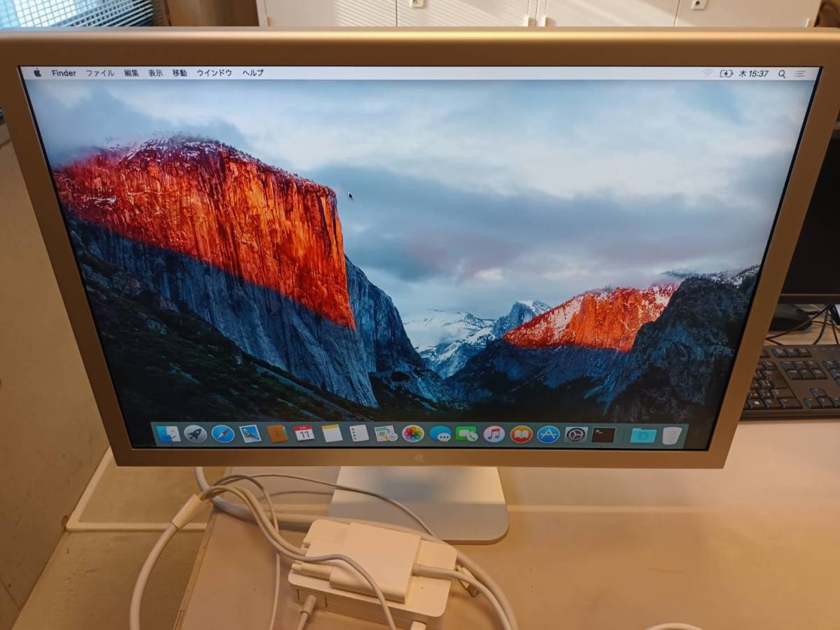 Apple Cinema HD Display 30インチ ワイドディスプレイ モニター A1083 動作品_画像1