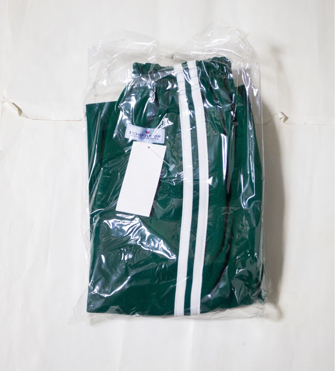 体操服 学校ジャージパンツ 緑×白2本線 140 新品未使用|Yahoo 体操服 学校ジャージパンツ 緑×白2本線 140 新品未使用|Yahoo