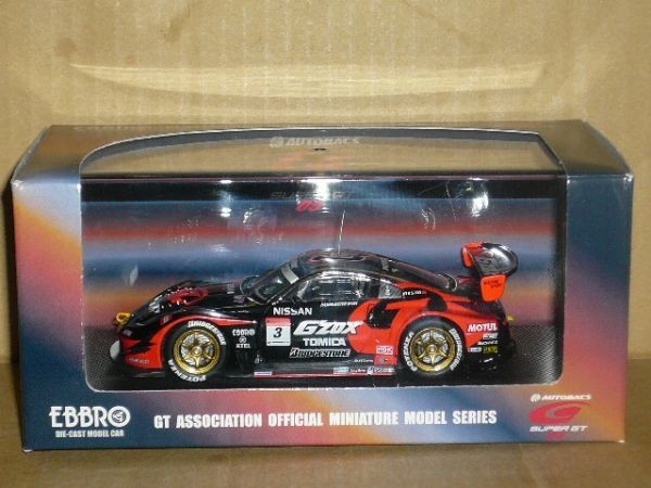 1 43 でおすすめアイテム。 EBBRO SUPER GT 2005 黒 赤 G'ZOX Z 11周年記念イベントが No.3 HASEMI