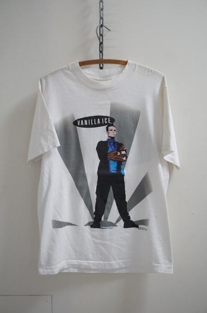【オンライン限定商品】  ★★★VANILLA ヴィンテージ 1990 プリントTシャツ ICE Tシャツ