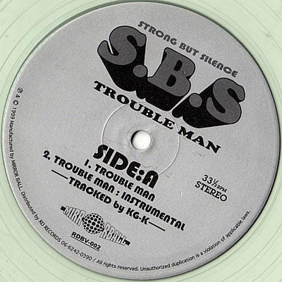 【□15】S.B.S (Strong But Silence)/Trouble Man/12''/Detox/Shing02/Bas-1/DJ $hin/J-Rap/Boo/King Of Diggin' Productions_画像2