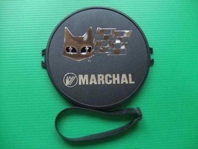 新品1個 マーシャルランプ 18cm 丸型 ライトカバー ヘッドライト ヘッドランプ フォグランプ 黒MARCHAL 旧車 180パイ 丸形 丸目 当時物 sub_画像1