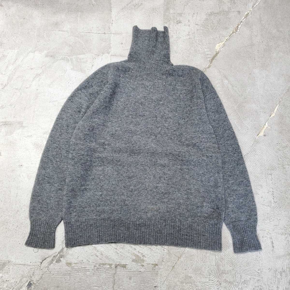 BALENCIAGA バレンシアガ ウール タートル ニット セーター グレー