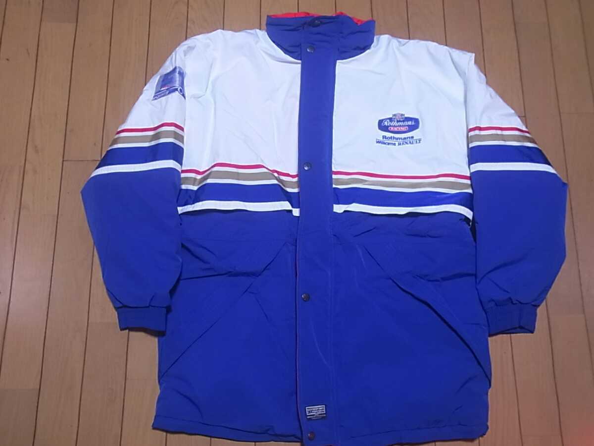 Williams RENAULT Rothmans 中綿 ナイロンジャケット Mサイズ
