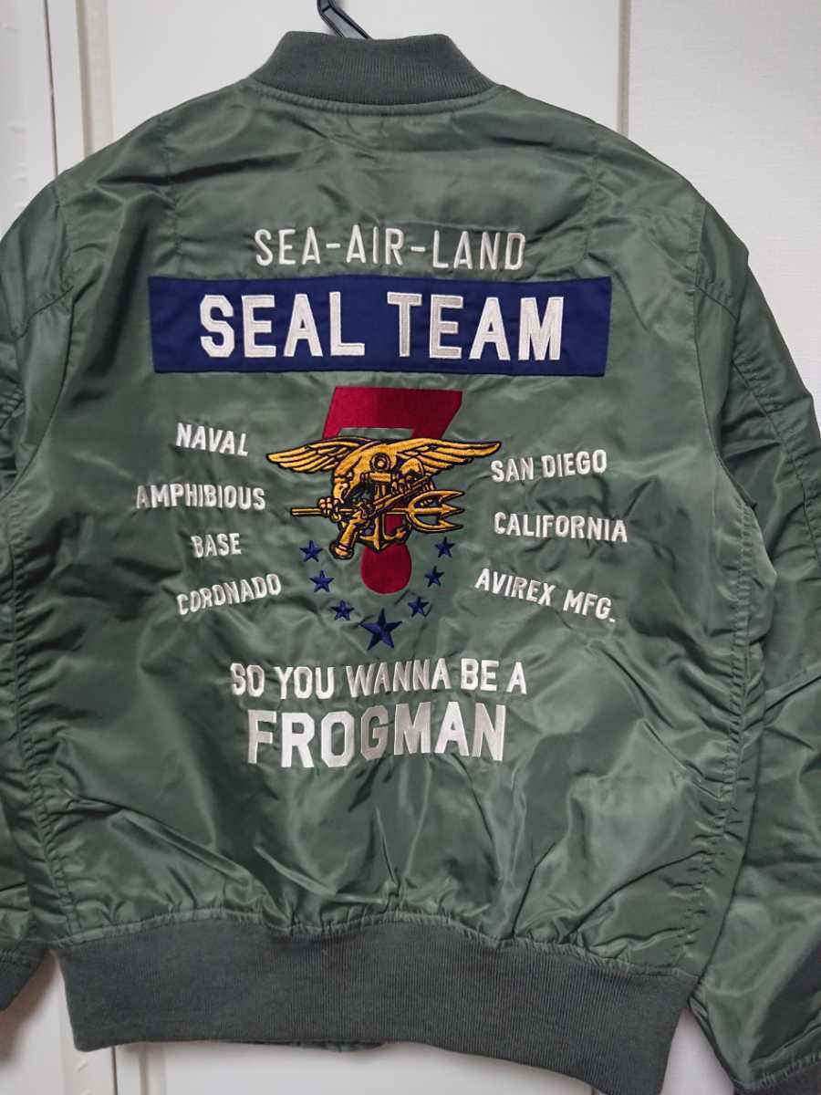 AVIREX/新品/春秋中綿無し/レディースM/NAVY SEALS/SEAL TEAM7 AVIREX/新品/春秋中綿無し/レディースM/NAVY SEALS/SEAL TEAM7