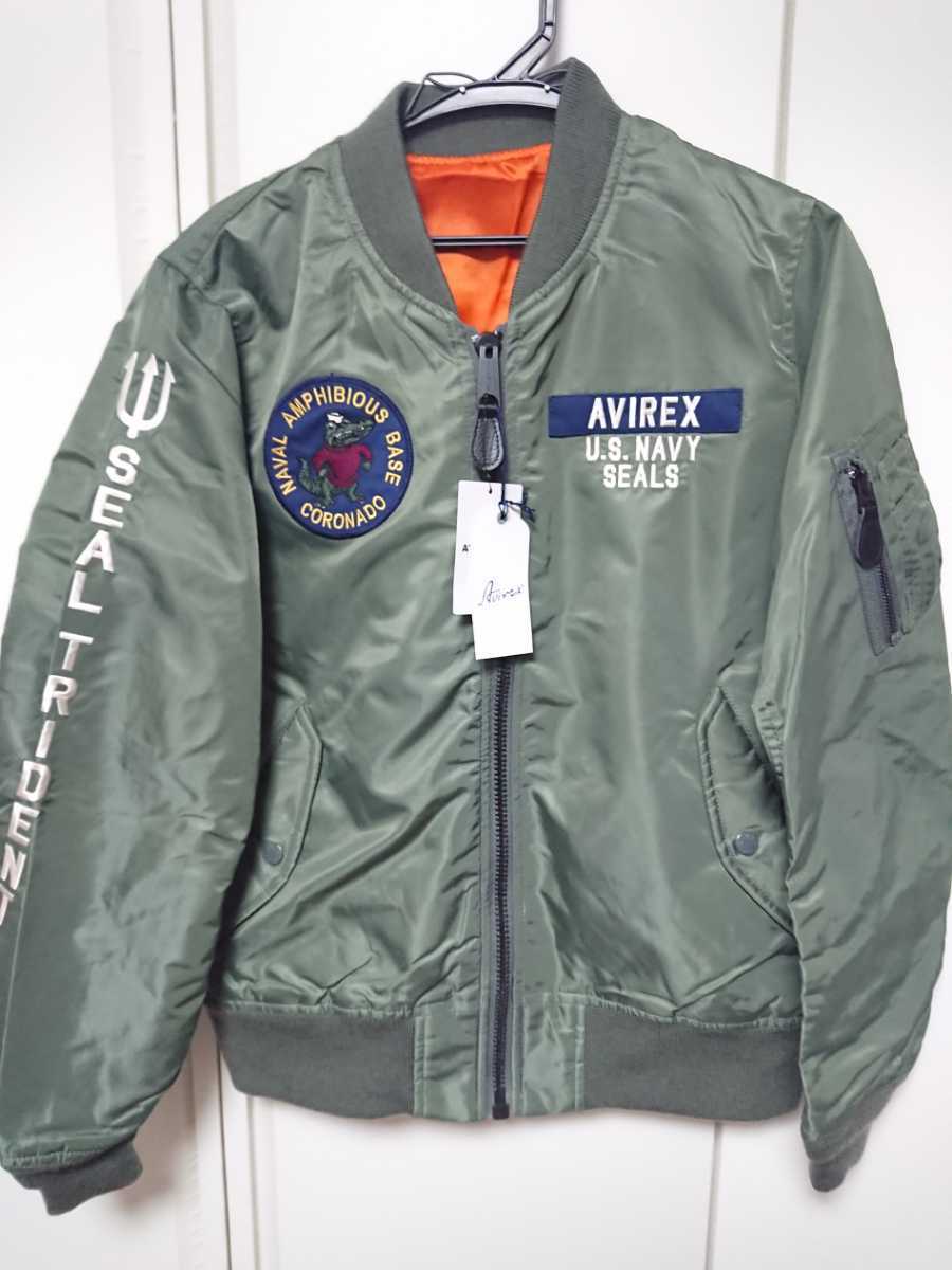 AVIREX/新品/春秋中綿無し/レディースM/NAVY SEALS/SEAL TEAM7 AVIREX/新品/春秋中綿無し/レディースM/NAVY SEALS/SEAL TEAM7