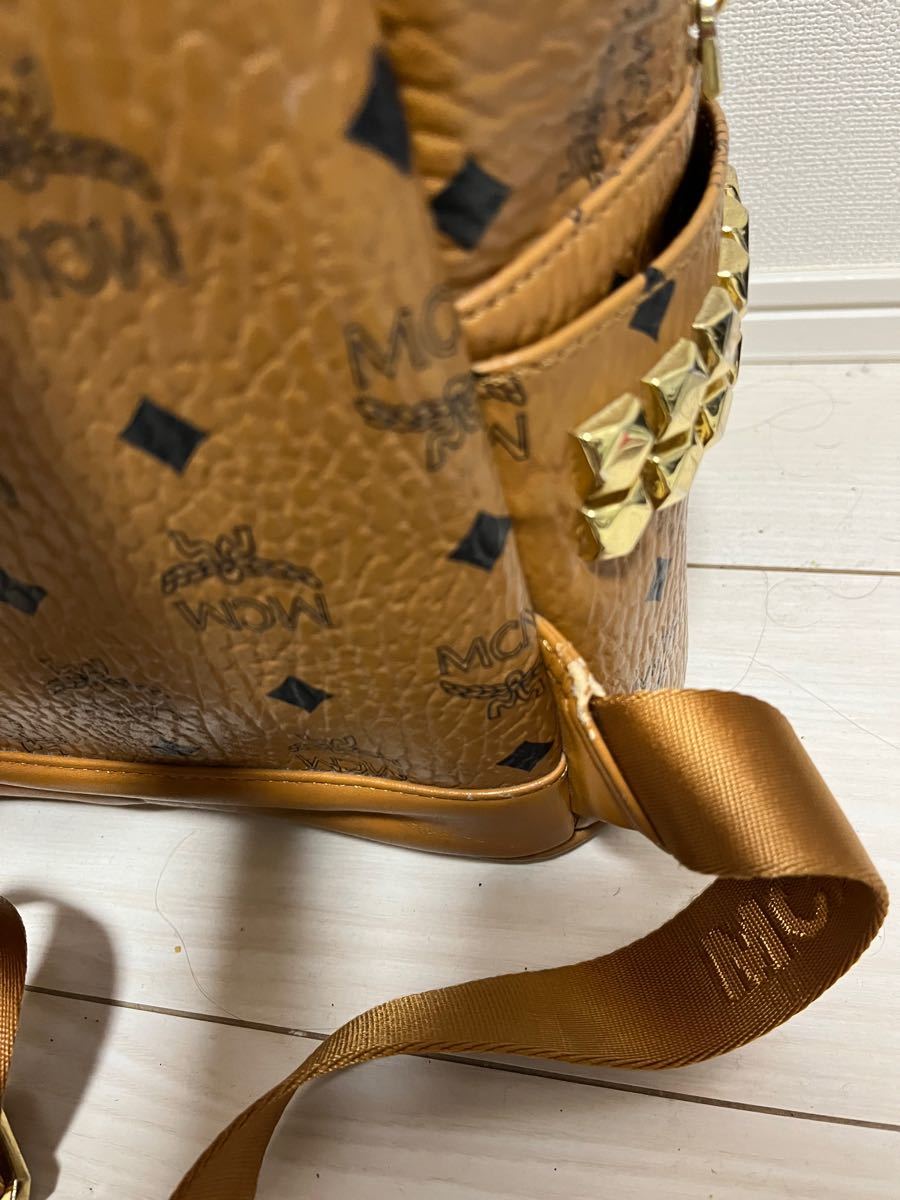 MCM リュック サイドスタッズ バックパック - ヴィセトス www.esole.eu