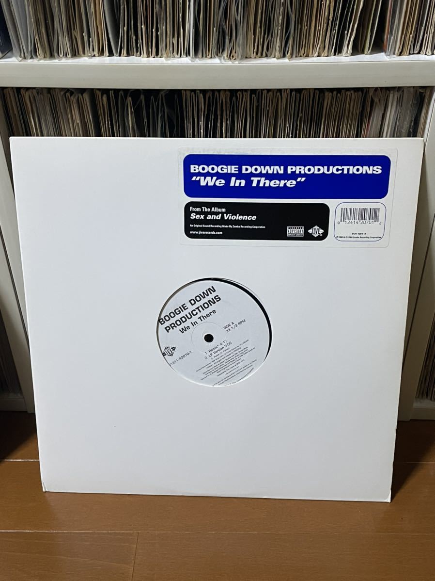BOOGIE DOWN PRODUCTIONS / WE IN THERE 12inch LP レコード / SEX AND VIOLENCE / KRS-ONE / ATCQ / MURO /_画像1