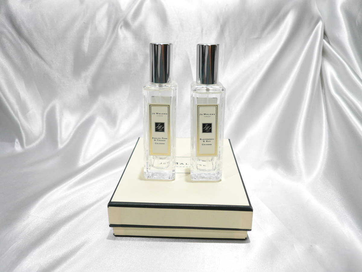 ☆JO MALONE ジョーマローン イングリッシュ ペア―&フリージア コロン ブラックベリー&ベイ コロン 使用品30ml 2本セット 香水☆_画像1