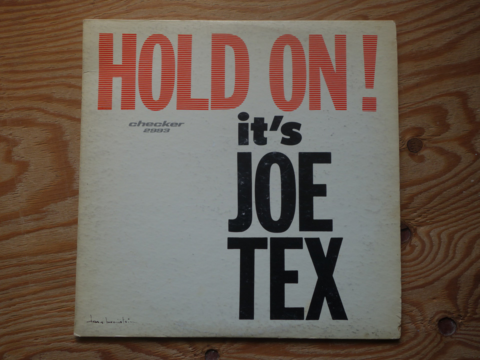 米 最高の品質 Joe Tex 2022年のクリスマスの特別な衣装 Hold On LP-2993 Checker