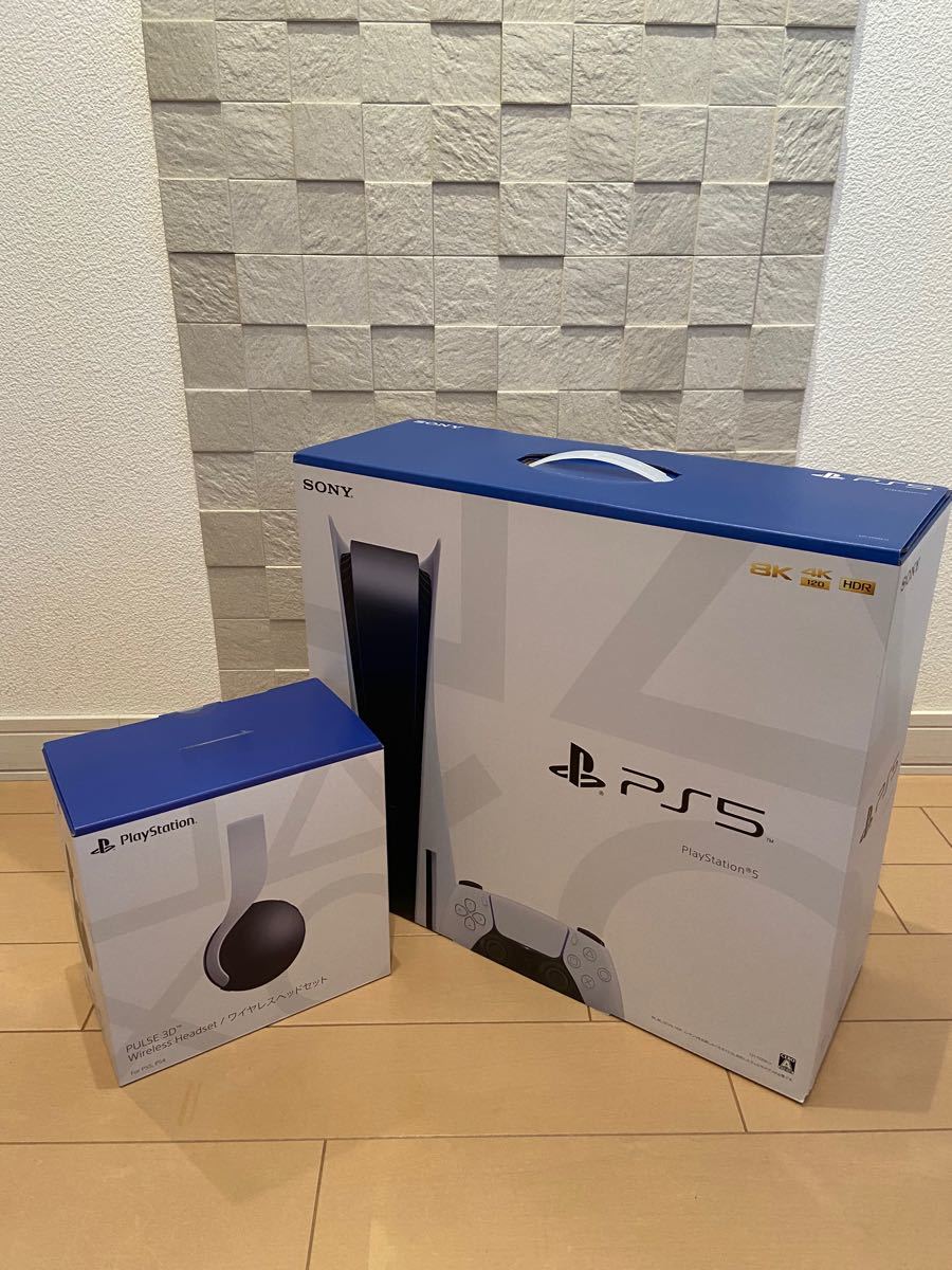 訳あり新品 ヘッドホンセット　PlayStation5 (PS5)ディスクドライブ搭載モデル 家庭用ゲーム本体