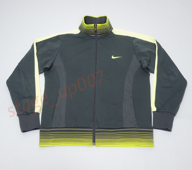 Nike（ナイキ）／AURARONE DRI-FIT レディース ジャージ上下セット・ジャケット＆ベルボトム-37791/sizeXL&L- ／管DXOQ_画像2