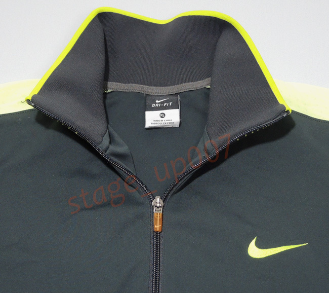 Nike（ナイキ）／AURARONE DRI-FIT レディース ジャージ上下セット・ジャケット＆ベルボトム-37791/sizeXL&L- ／管DXOQ_画像3