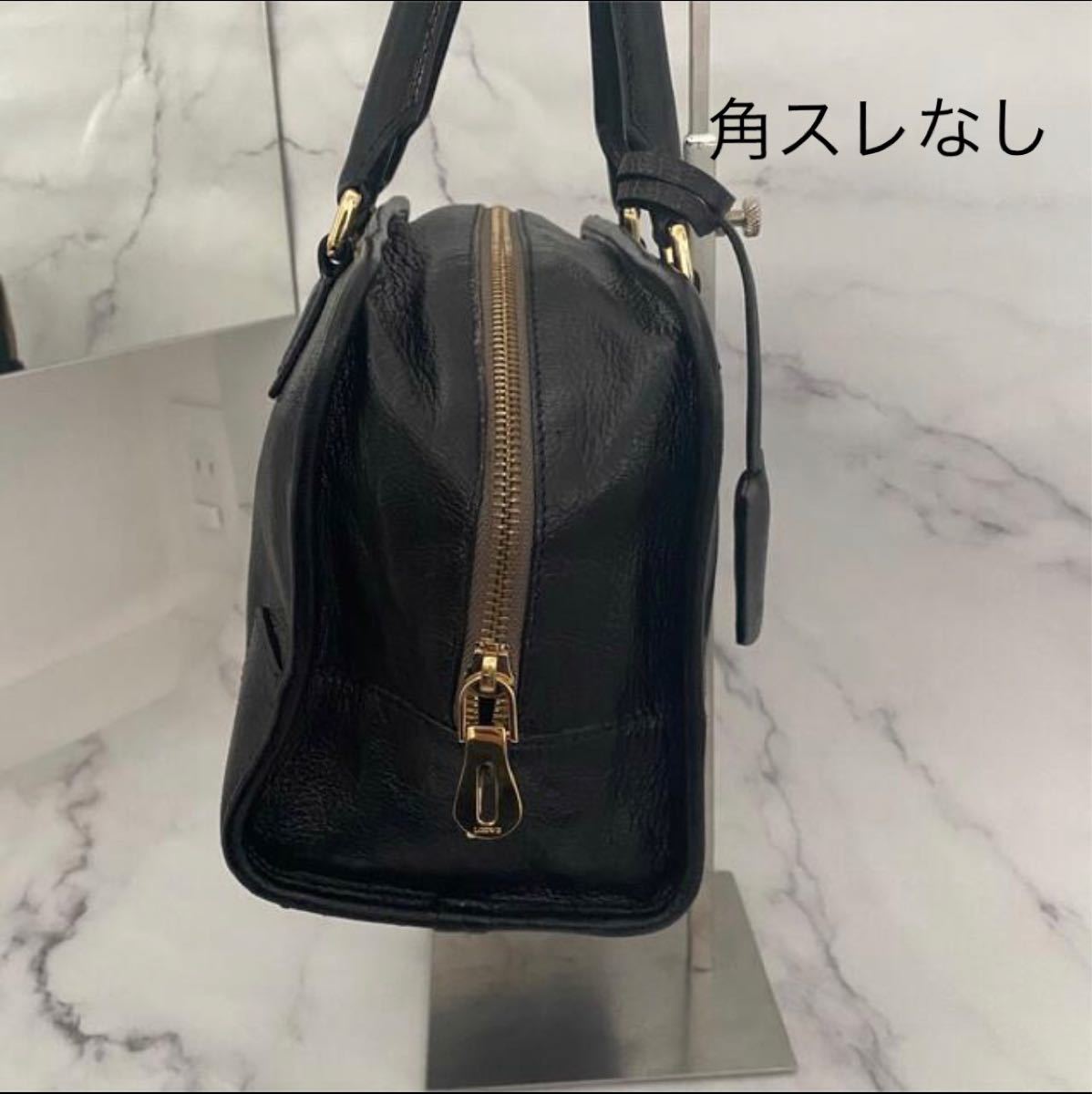 大特価 【極美品】ロエベ LOEWE アマソナ28 ハンドバッグ 黒 大特価 【極美品】ロエベ LOEWE アマソナ28 ハンドバッグ 黒