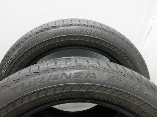 245-50R19 8分山 ブリヂストン トランザT005A 2018年製 タイヤ 245-50R19 8分山 ブリヂストン トランザT005A 2018年製 タイヤ