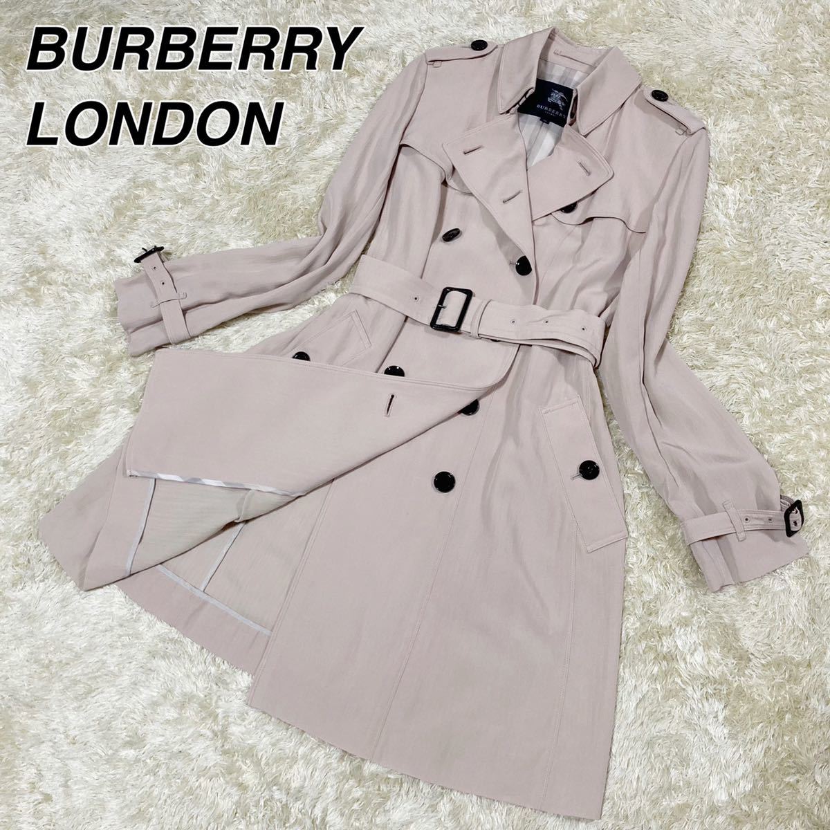 BURBERRY LONDON バーバリーロンドン トレンチコート シルク混