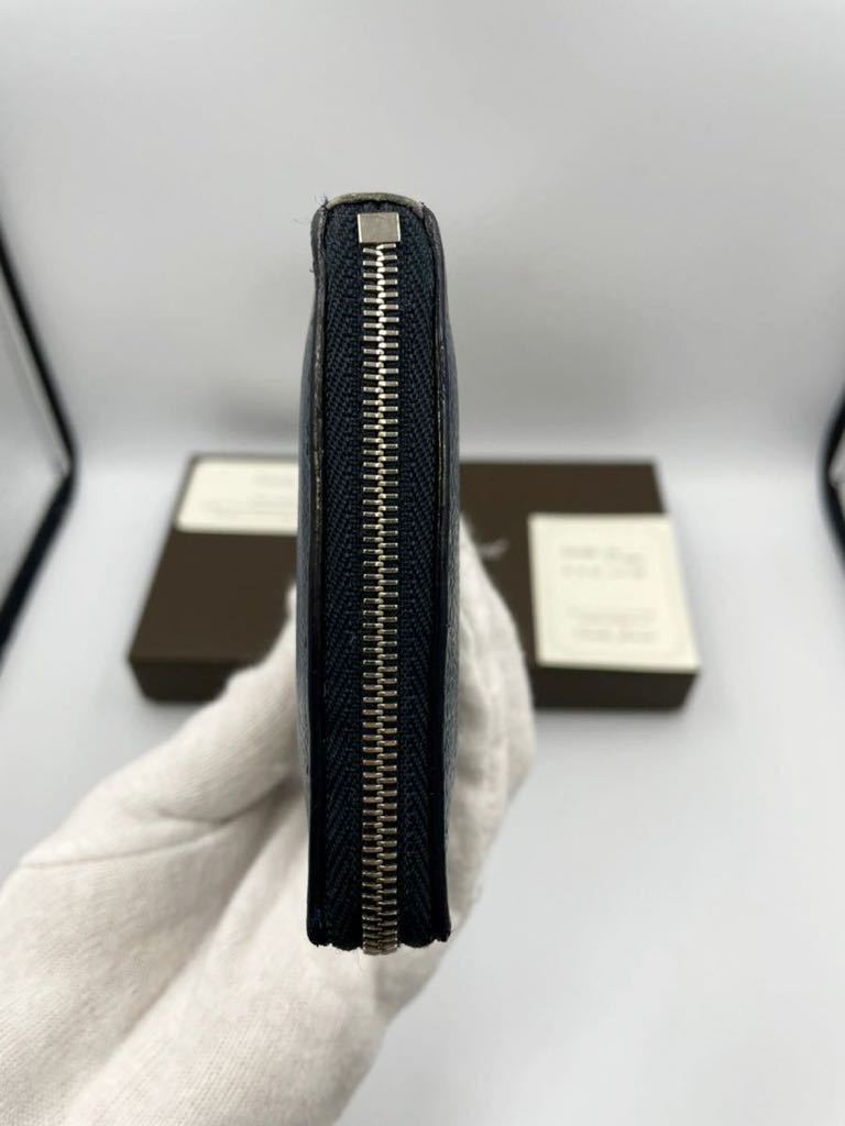 カミーユフォルネ ラウンドファスナー 長財布 小銭入れ付き マリーン