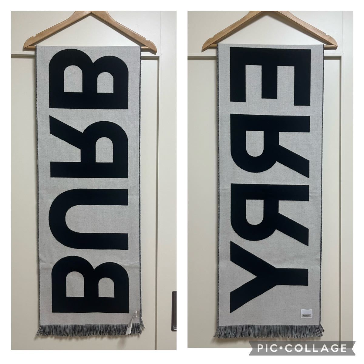 BURBERRY バーバリー マフラー ウール100% 未使用に近い 新作