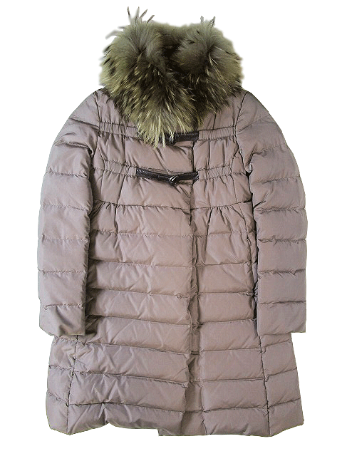 (D) 国内正規品 MONCLER モンクレール LEMMING ダウンコート 0 ライトブラウン