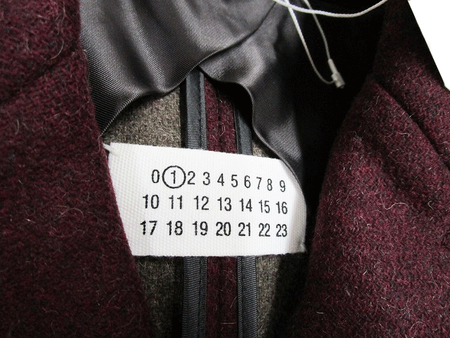 D) 未使用 Maison Margiela 17aw メゾンマルジェラ アルパカ混 ウール