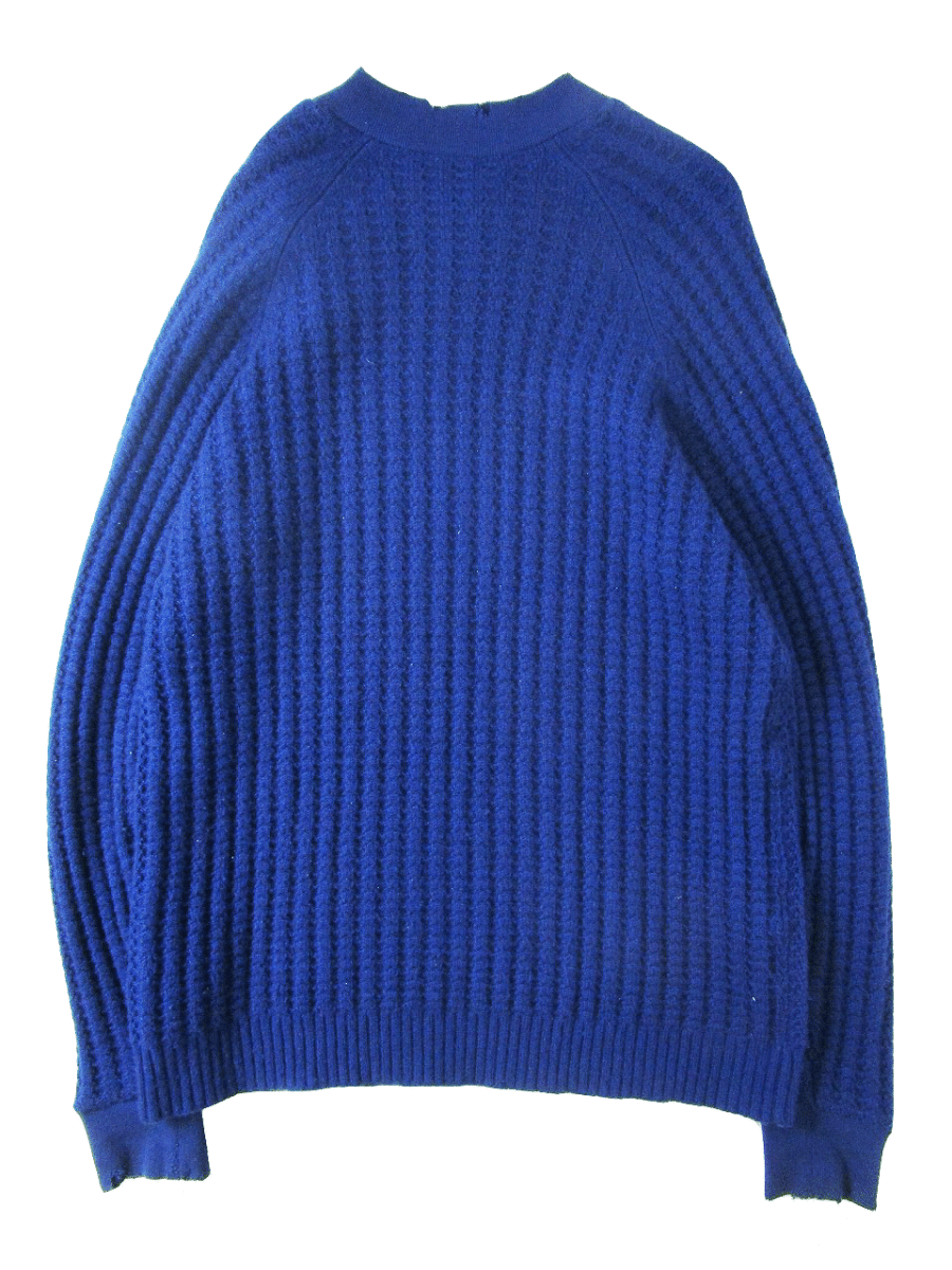 美品】アンダーカバー ウールカシミア ダメージ加工ニット UNDERCOVER-