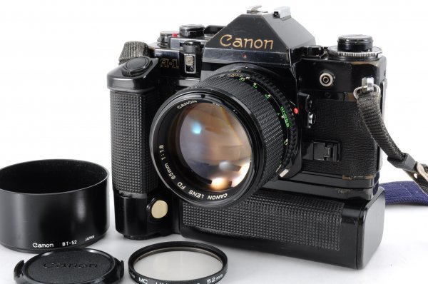 Canon キャノン A-1 LENS FD F1.8 85mm モータードライブ バッテリー