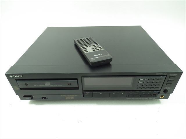 □ SONY ソニー CDP-337ESD CDプレーヤ リモコン有り 音出し確認済