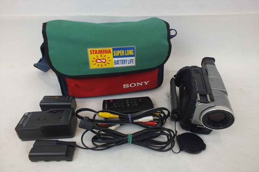 ☆ SONY ソニー DCR-TRV735 ビデオカメラ ソフトケース付き 現状品