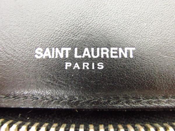 【二日限定】超美品 14SS SAINT LAURENT PARIS サンローランパリ パイソン レザー ラウンド 折財布 シルバー チェーン ディオール エディ_画像5