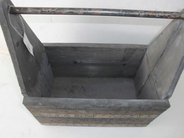 * 65490 wooden planter cover antique style W37xD22xH39.L Major repeated use planter planter cover case unused **