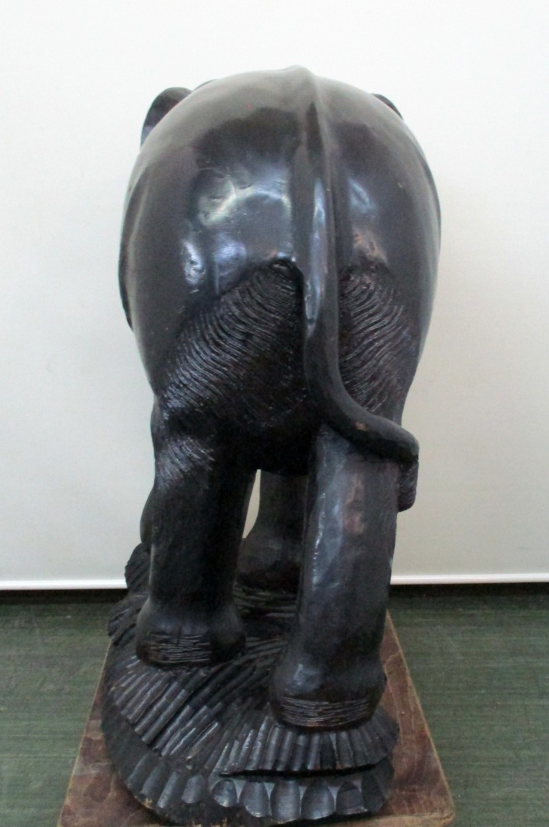 ☆ 88415 アジアン雑貨 木彫り 象 大型 W38 x D75 x H76cm 重さ ☆ 88415 アジアン雑貨 木彫り 象 大型 W38 x D75 x H76cm 重さ