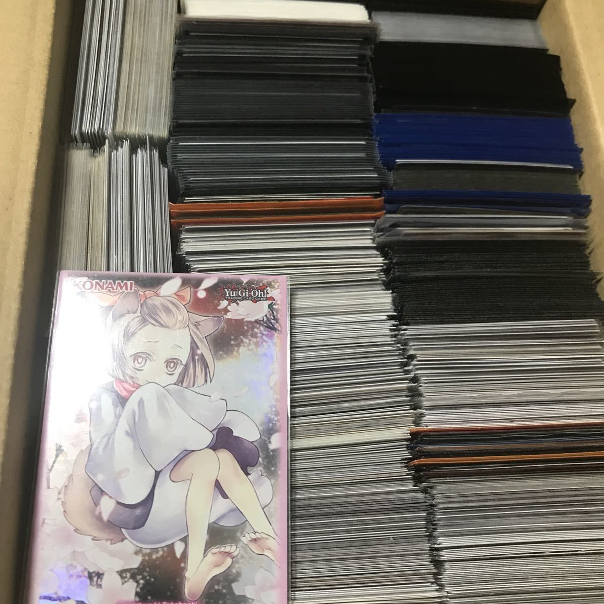 遊戯王 引退品 全部のカードスリーブ入り 1円売り切り まとめ売り