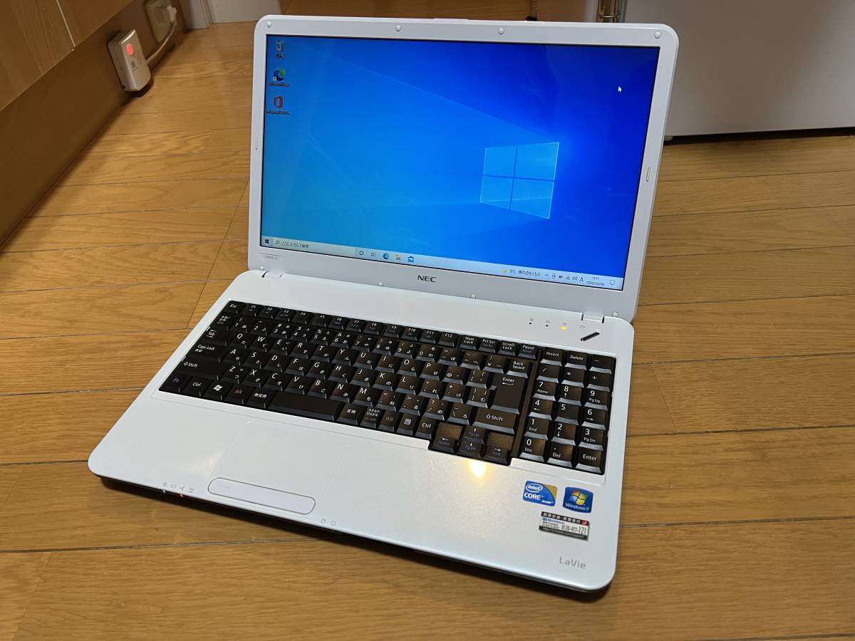 完動】NEC LaVie LS550/C(Core i5/メモリ8GB/SSD256GB/DVD/15.6inch