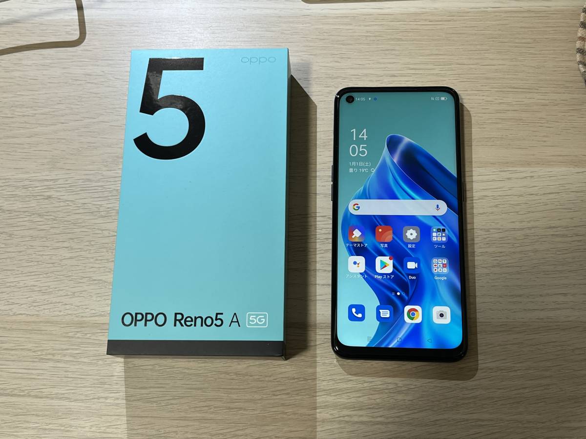 おまけ付/美品/使用時間少】SIMフリー OPPO Reno5 A シルバーブラック ...
