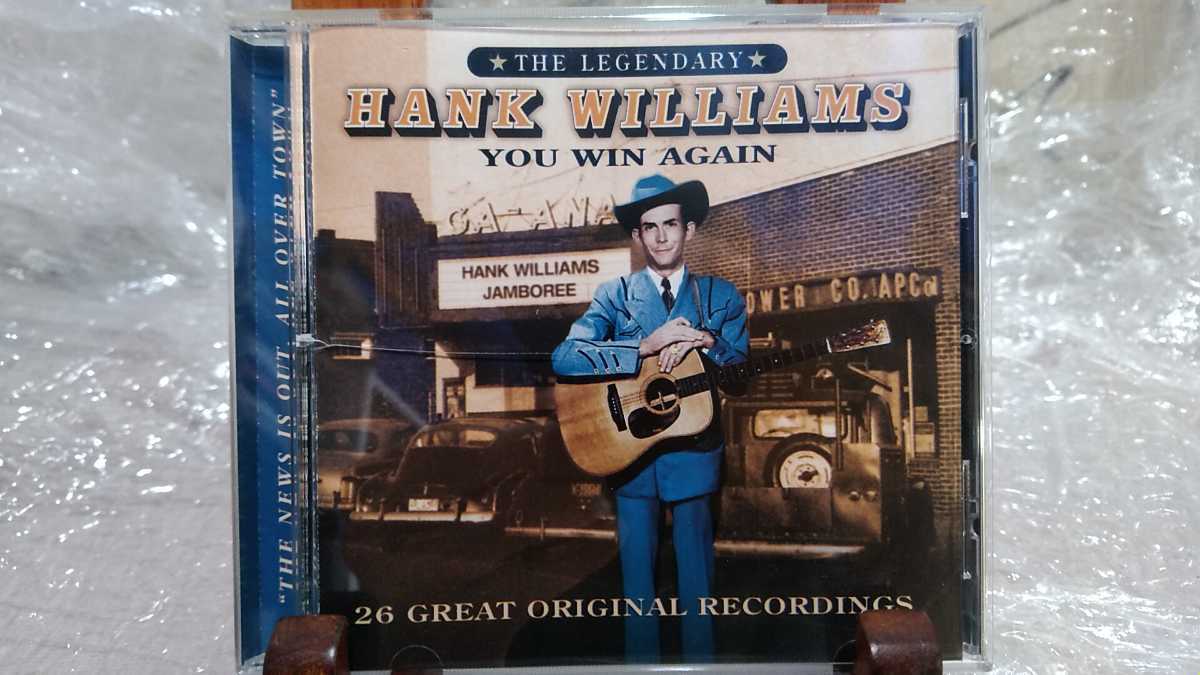 THE　LEGENDARY/HANK・WILLIAMS　You　Win　Again　カントリー　ウェスタン　26曲　輸入盤　ケース割れ_画像1