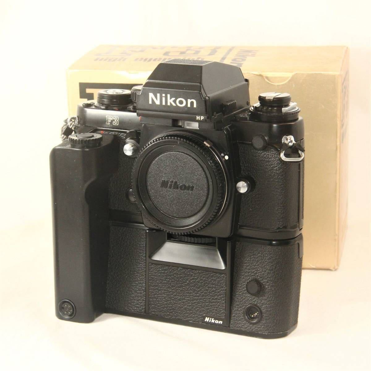Nikon ニコン F3 HP ボディ + MD-4 美品 フィルム一眼レフ 153万番台 