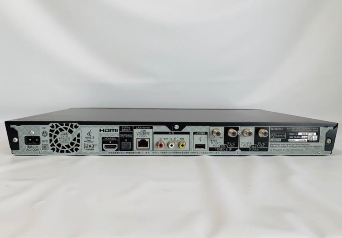 SONY ブルーレイディスク/DVDレコーダーBDZ-ET1100 テレビ、映像機器 SONY ブルーレイディスク/DVDレコーダーBDZ-ET1100 テレビ、映像機器