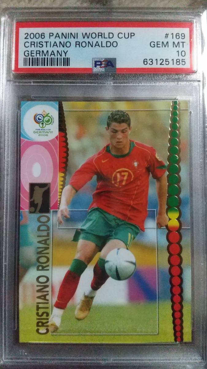 2006 Panini World Cup Germany #169 Cristiano Ronaldo【PSA10 GEM-MT】