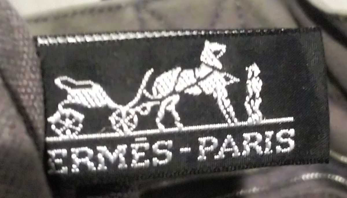 エルメス HERMES トートバッグ フールトゥ かばん 鞄 手持ち MM キャンバス グレー×ブラック 灰×黒 _画像7