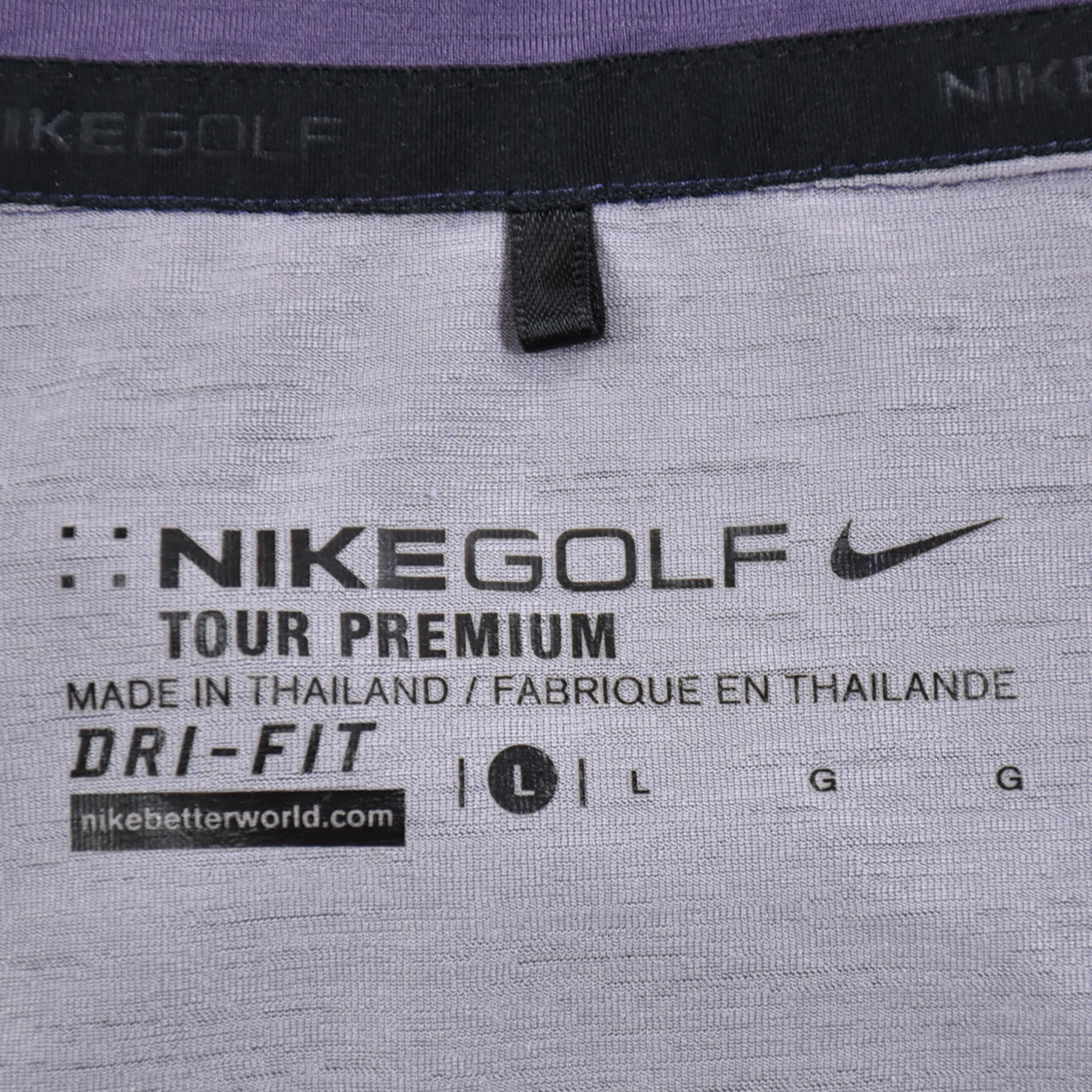  стоимость доставки 300  йен │NIKE GOLF  Nike   гольф   ★ ... премиум  DRI-FIT  сухой  Fit   полосатый    короткие рукава  ... ... рубашка    фиолетовый    женский  L