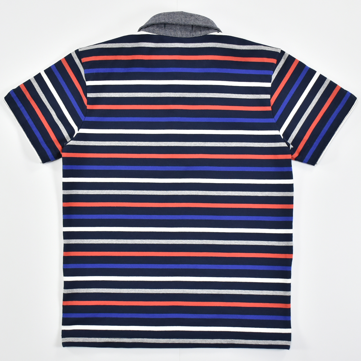 postage 300 jpy IRhythm of Life United Arrows * border polo-shirt with short sleeves multicolor men's S