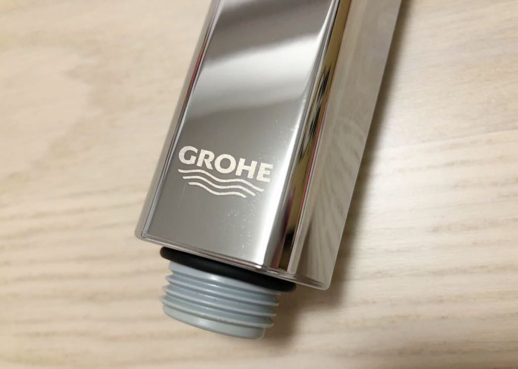 新品同様☆グローエ☆一時止水機能付きシャワーヘッド スプリー90 4パターン水流 26120000 GROHE ハンドシャワー 浴室部品 お風呂 水栓製品_画像3