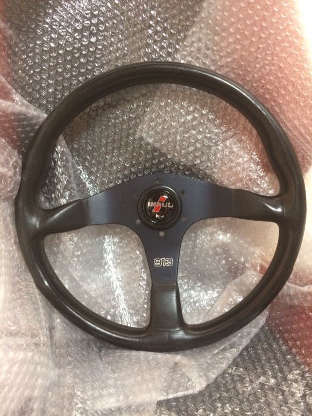希少!IMPUL インパル 913 MOMO ステアリング 36パイ 当時物 R32 S13 希少!IMPUL インパル 913 MOMO ステアリング 36パイ 当時物 R32 S13