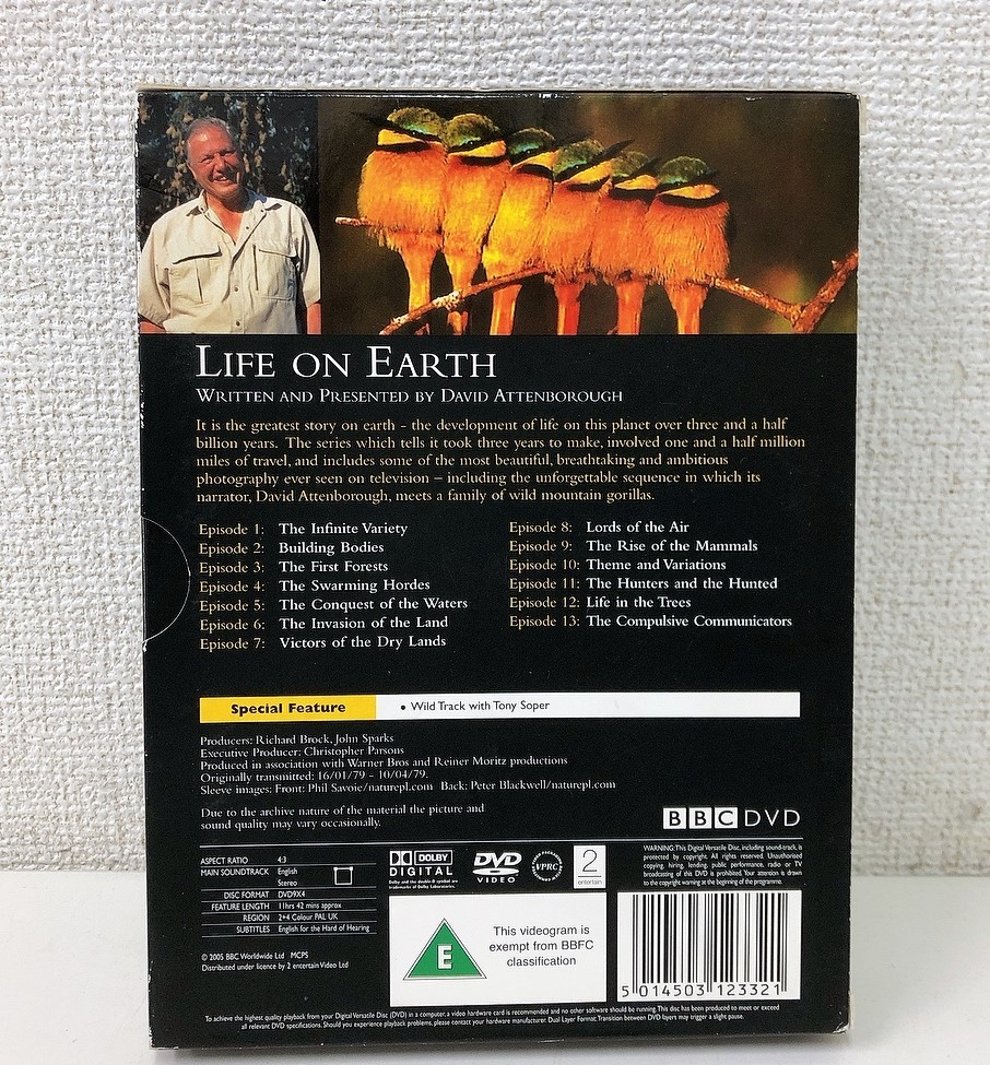 往復送料無料 ライフ DVDBOX BBC EARTH LIFE ecousarecycling.com