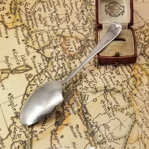1898年 英国アンティーク シルバー スプーン ホールマーク